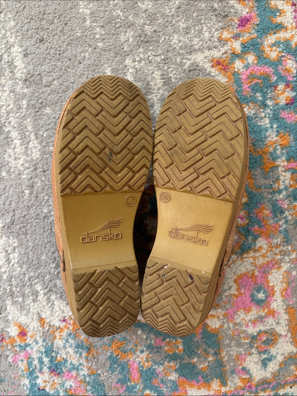Dansko Brown Leather Clogs - Picture 3 of 3